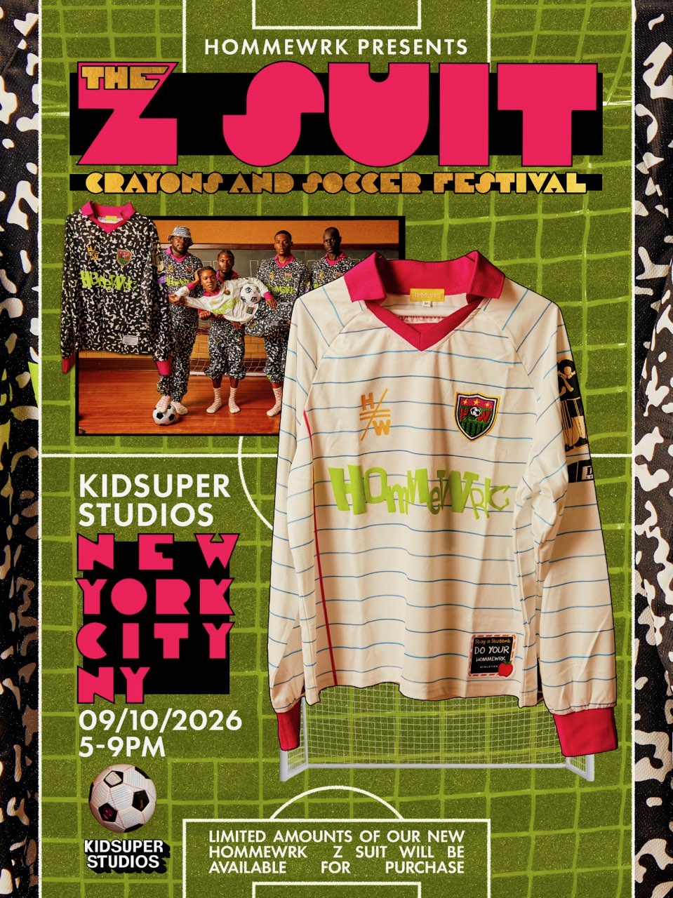 The Z Suit: Crayons and Soccer Festival — event poster